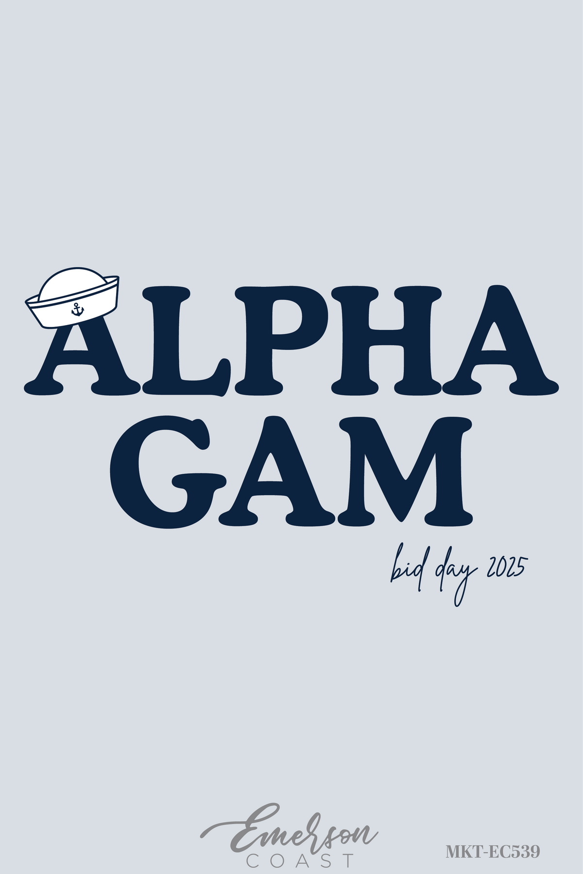 Alpha Gamma Delta Set Sail Bid Day