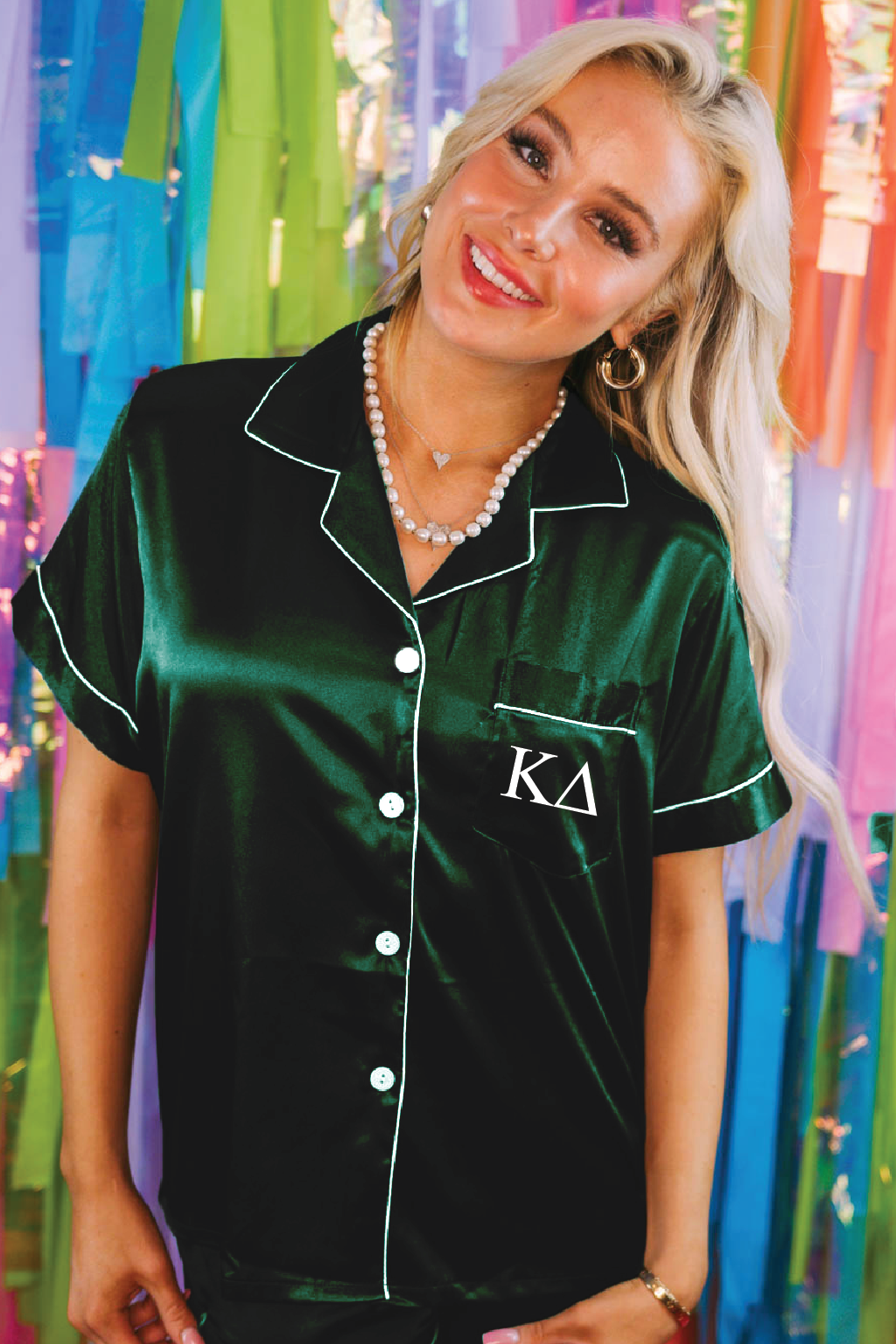 Kappa Delta Green Work Week Pajamas