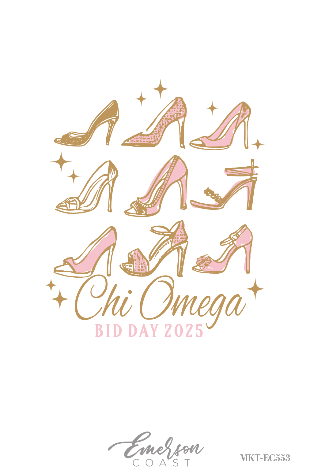 Chi Omega Head Over Heels Bid Day Tank