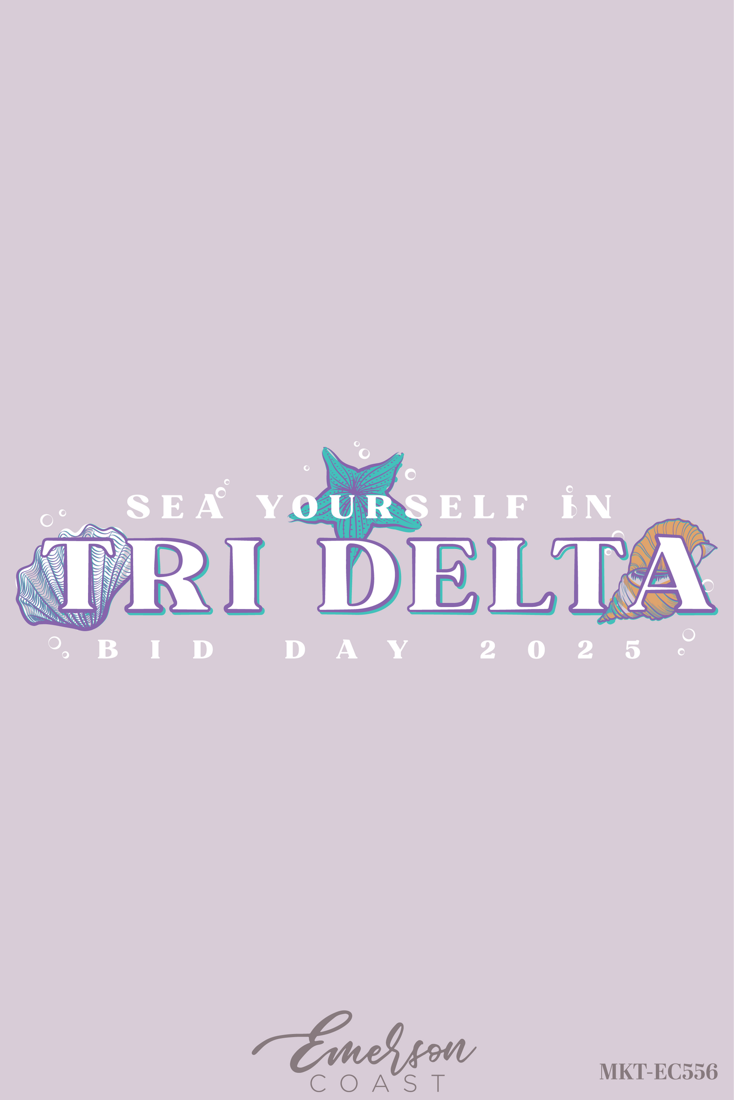 Delta Delta Delta Under The Sea Bid Day T-Shirt