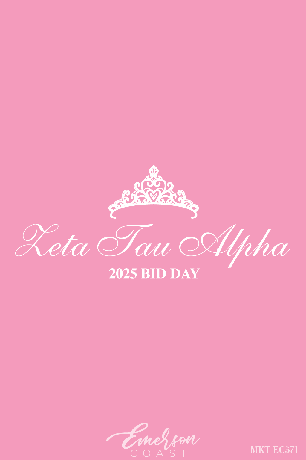Zeta Tau Alpha Crowned By The Best Bid Day Ruby Tee