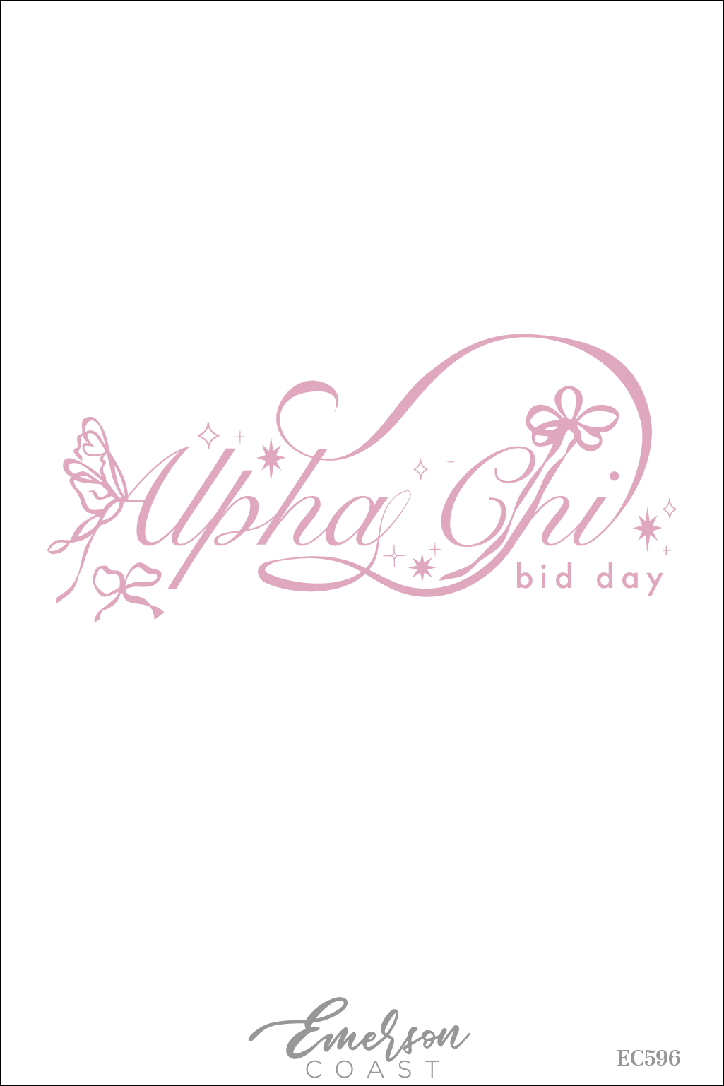 Alpha Chi Omega Princess Bid Day Tank