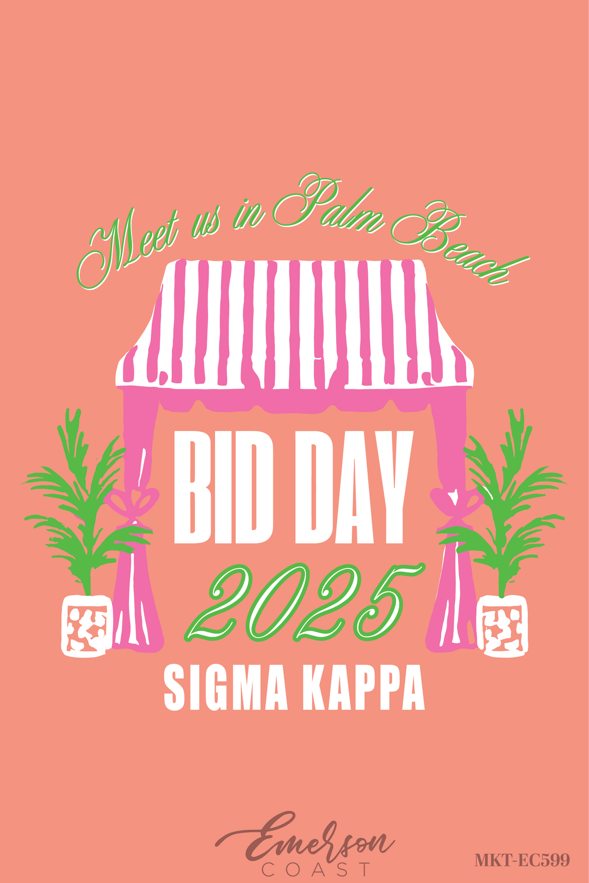 Sigma Kappa Palm Beach Bid Day T-Shirt