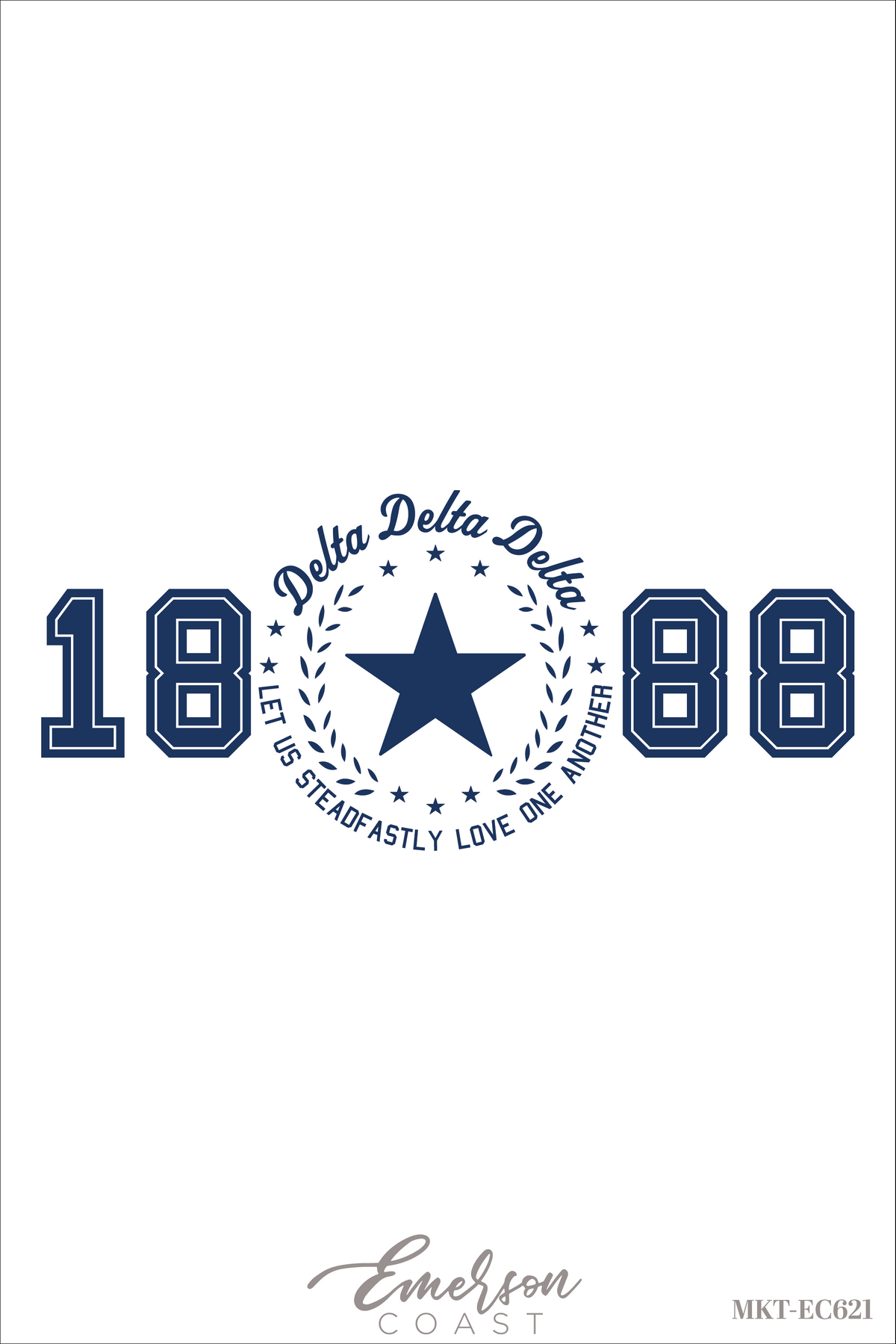 Delta Delta Delta 1888 Work Week Baby Tee