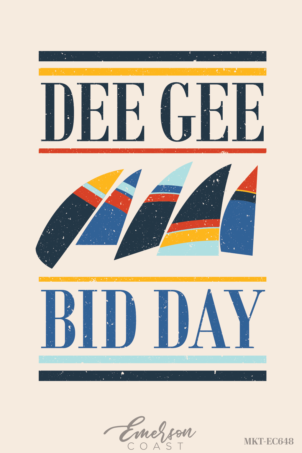 Delta Gamma Sailing Club Bid Day Tank