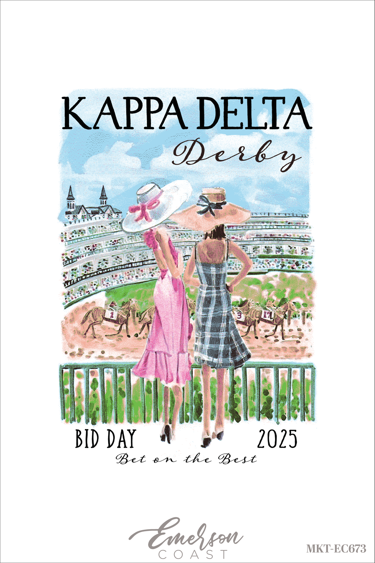 Kappa Delta Bet On The Best Bid Day Tee