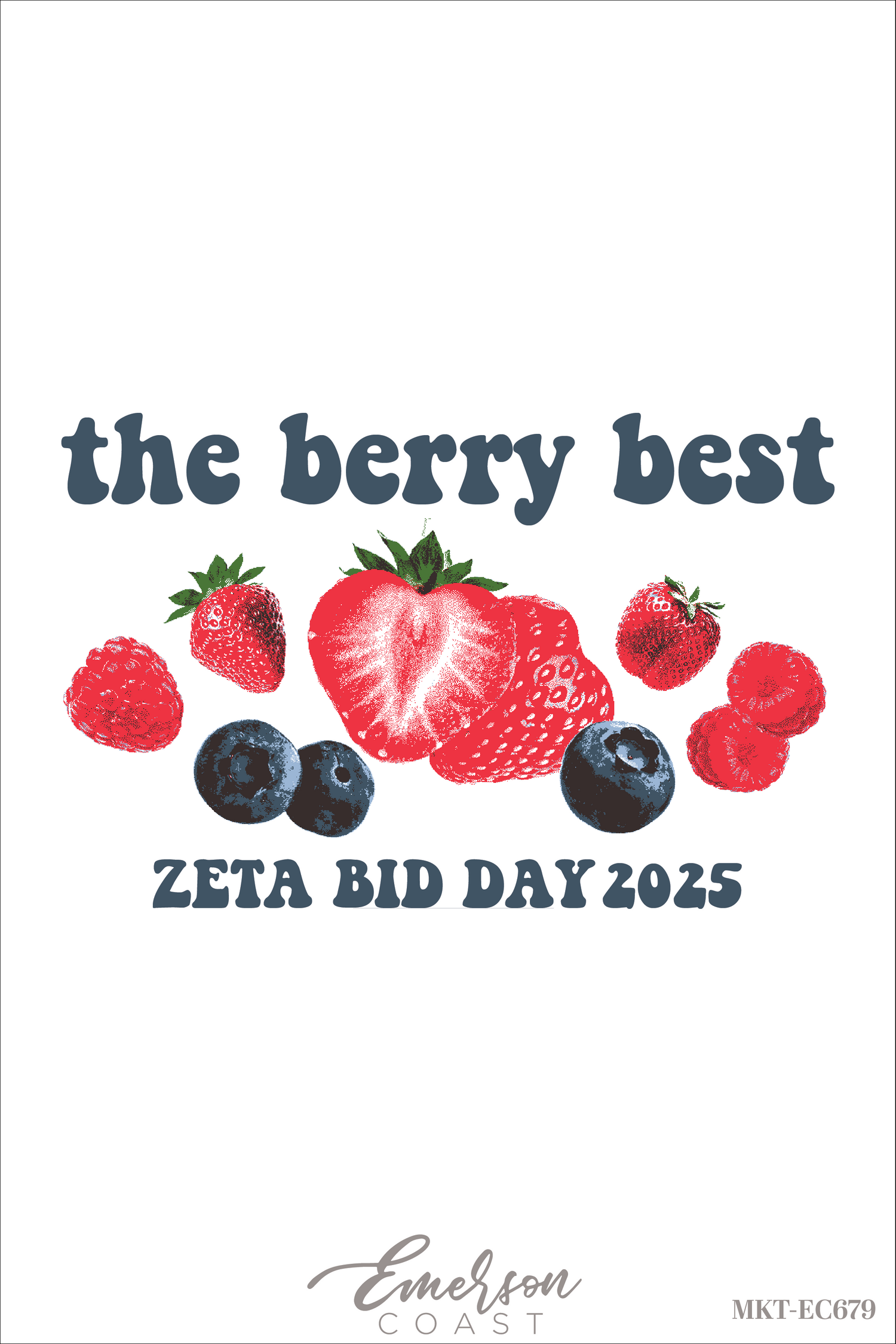 Zeta Tau Alpha The Berry Best Bid Day Tank