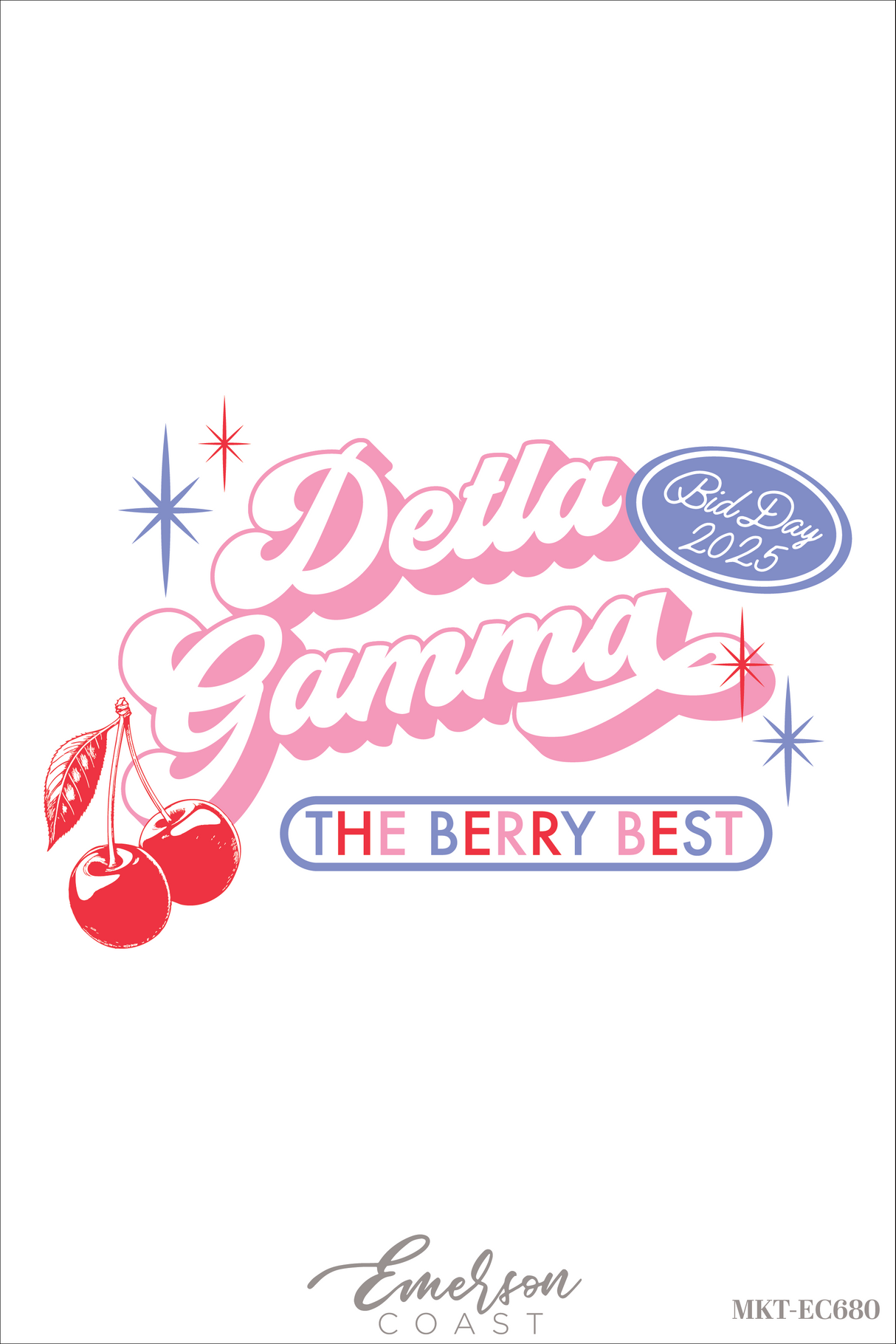 Delta Gamma The Berry Best Bid Day T-Shirt