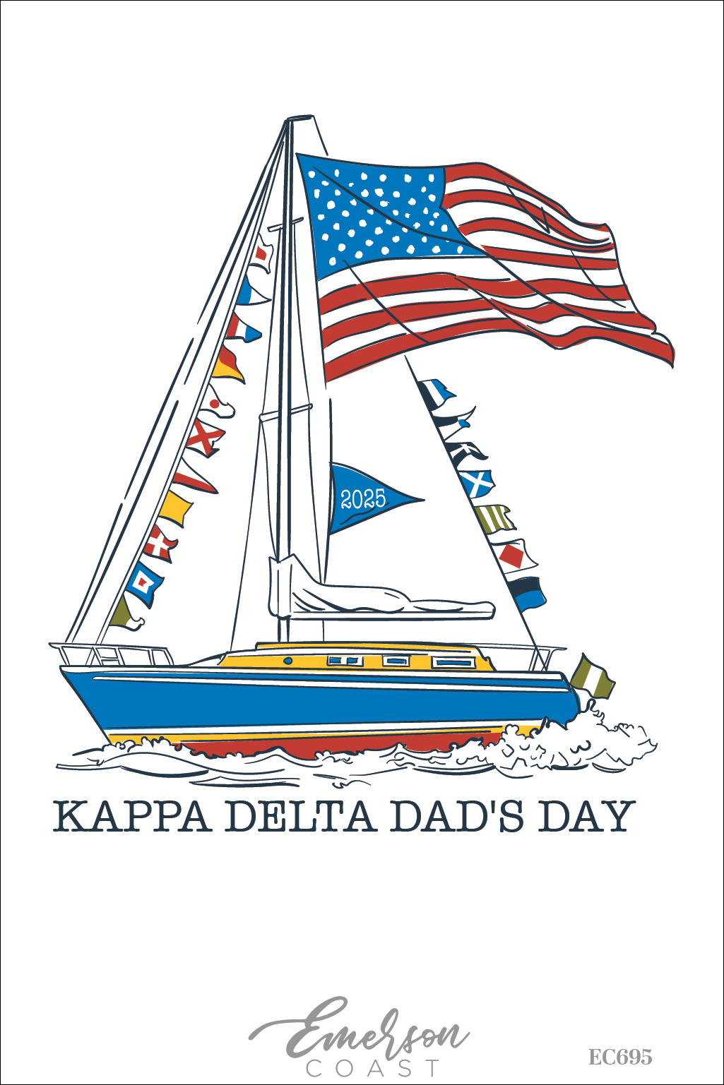 Kappa Delta Nautical Dad's Day Crewneck
