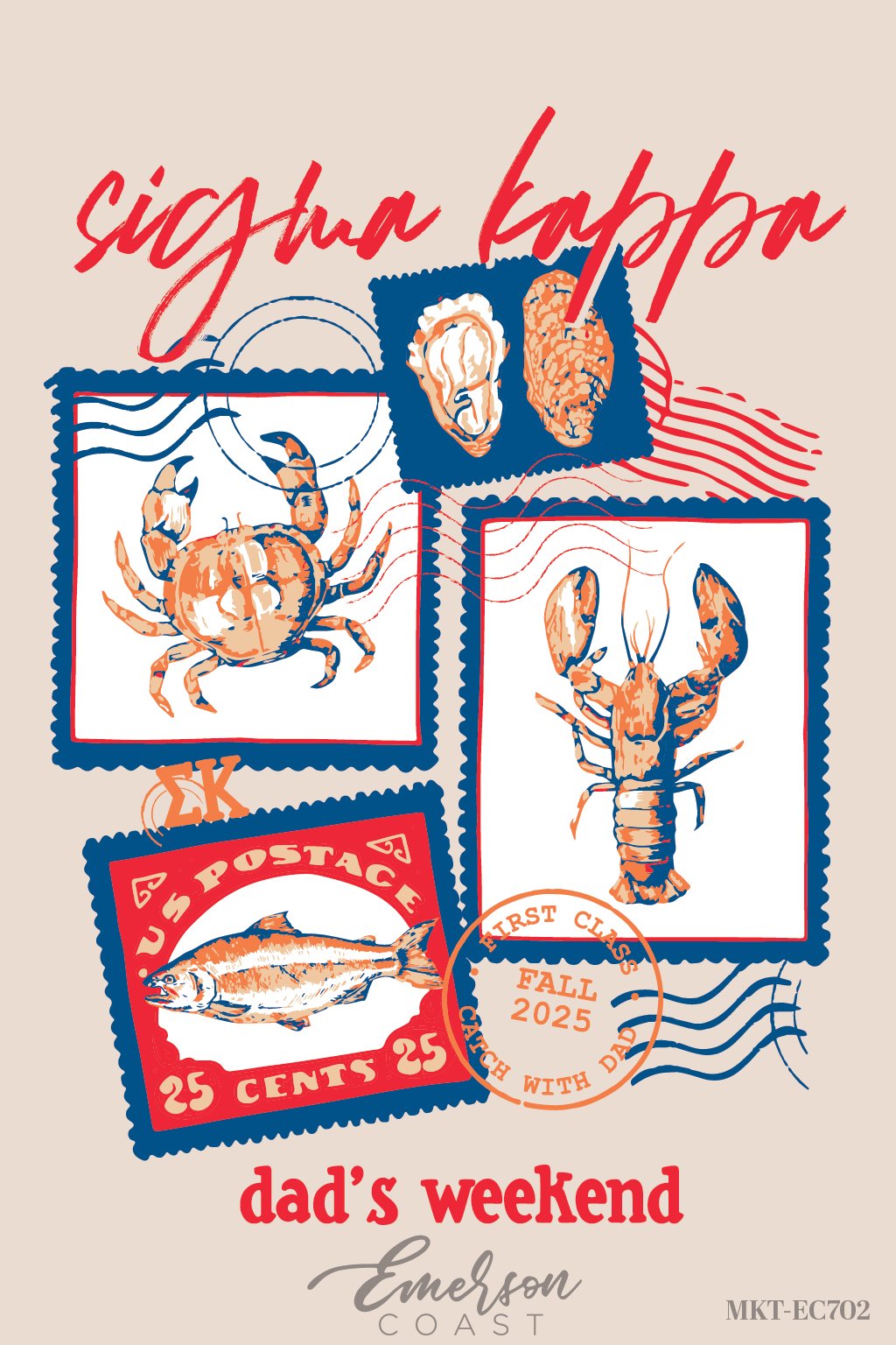 Sigma Kappa Fisherman Dad's Weekend Tee