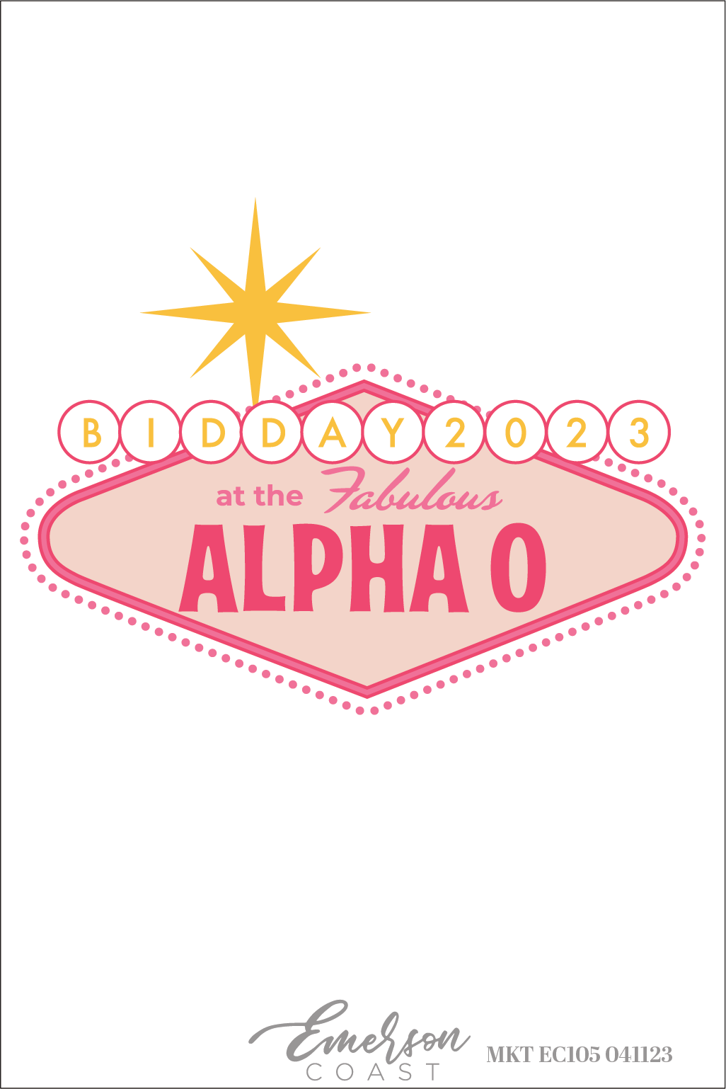 Alpha Omicron Pi Fabulous Bid Day T-Shirt