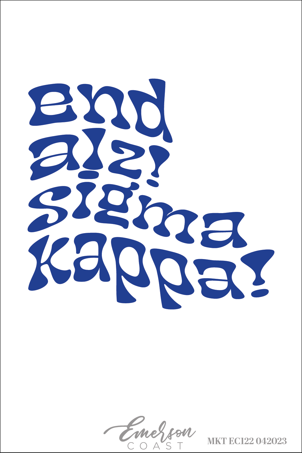 Sigma Kappa End Alz! Tee