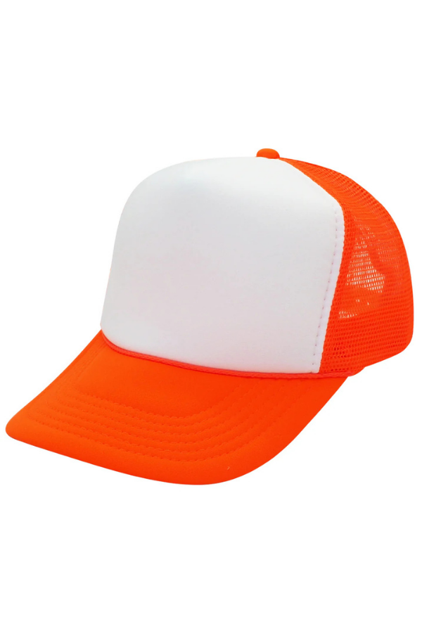 Neon Orange/White