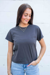 Cotton Heritage High Waisted Tee