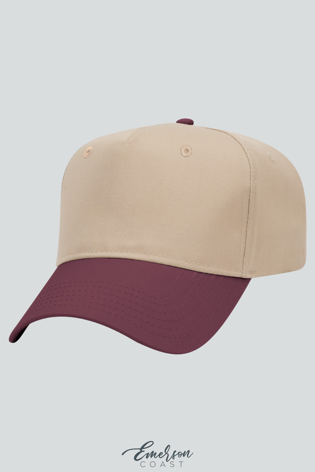 Maroon/Khaki