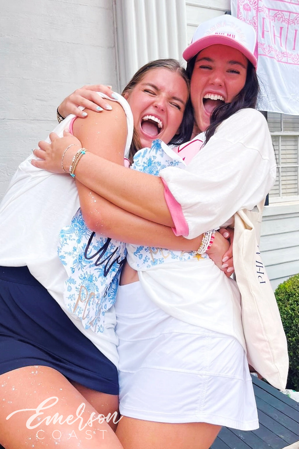 Phi Mu Georgia College & State University Pink Cuff Bid Day Jersey