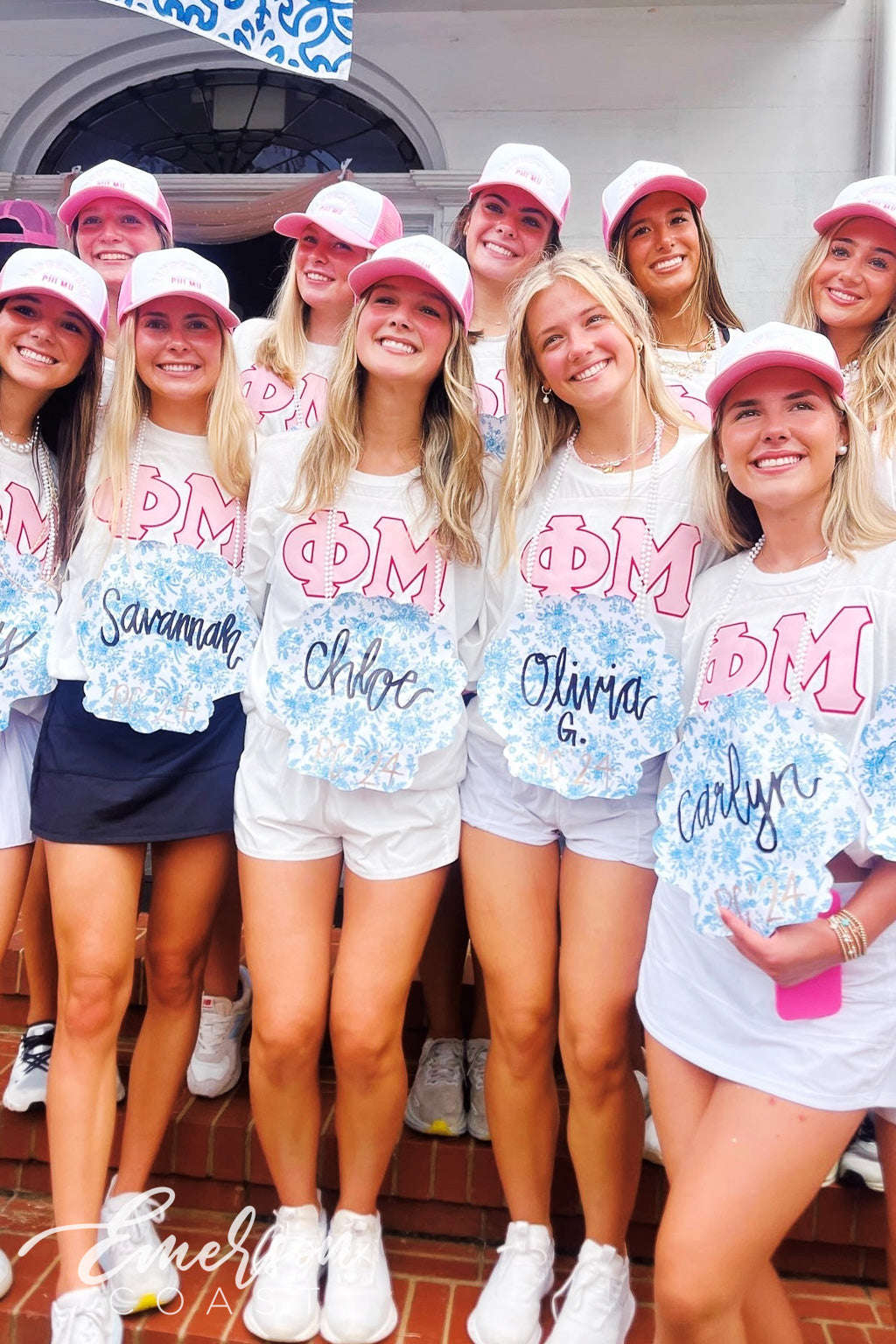 Phi Mu Georgia College & State University Pink Cuff Bid Day Jersey