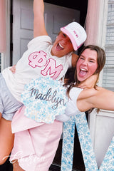 Phi Mu Georgia College & State University Pink Cuff Bid Day Jersey