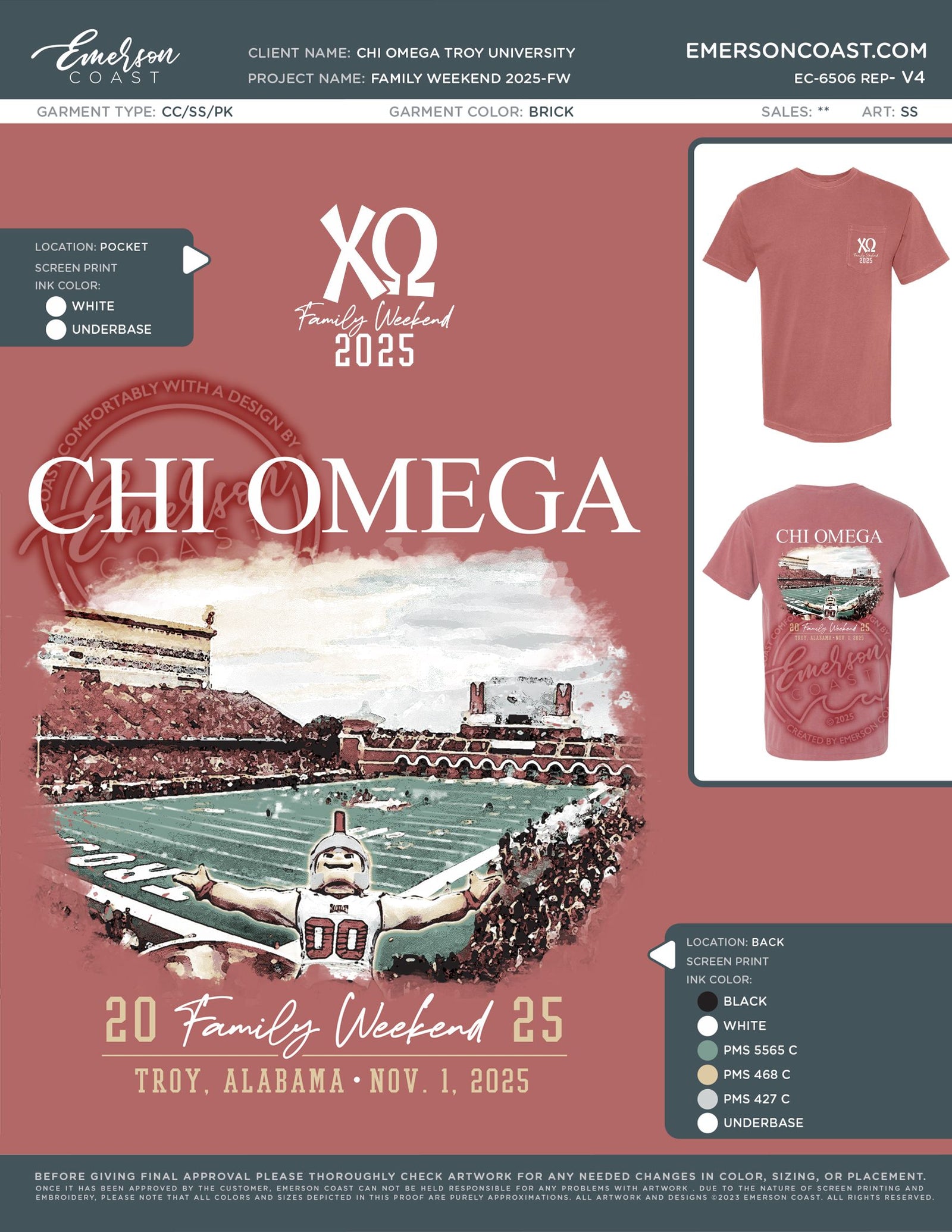 EC-6506 REP Chi Omega Troy University Family Weekend 2025-FW