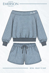 Pi Beta Phi Cozy Hour Off The Shoulder Set