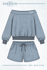 Zeta Tau Alpha Cozy Hour Off The Shoulder Set