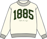 Alpha Chi Omega Vintage Varsity Mockneck