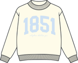 Alpha Delta Pi Vintage Varsity Mockneck