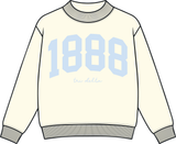 Tri Delta Vintage Varsity Mockneck