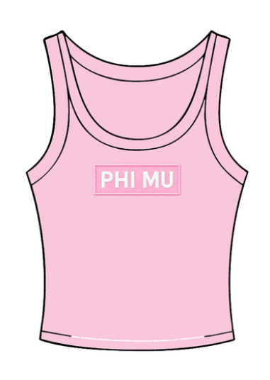 PHI MU PATCH TANK