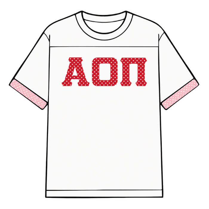 AOII Letter Jersey