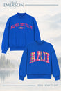 Alpha Delta Pi Blue Lakeside Reversible Mockneck