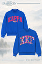 Kappa Kappa Gamma Blue Lakeside Reversible Mockneck