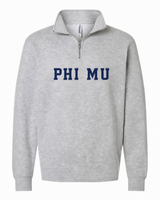 Phi Mu Quarter Zip