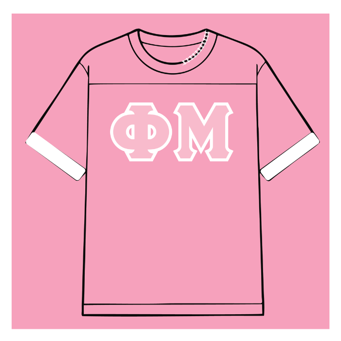 Phi Mu Letter Jersey