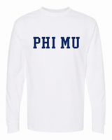 Phi Mu Long Sleeve