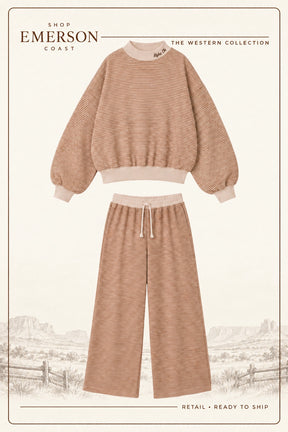 Alpha Chi Omega Desert Rose Lounge Set