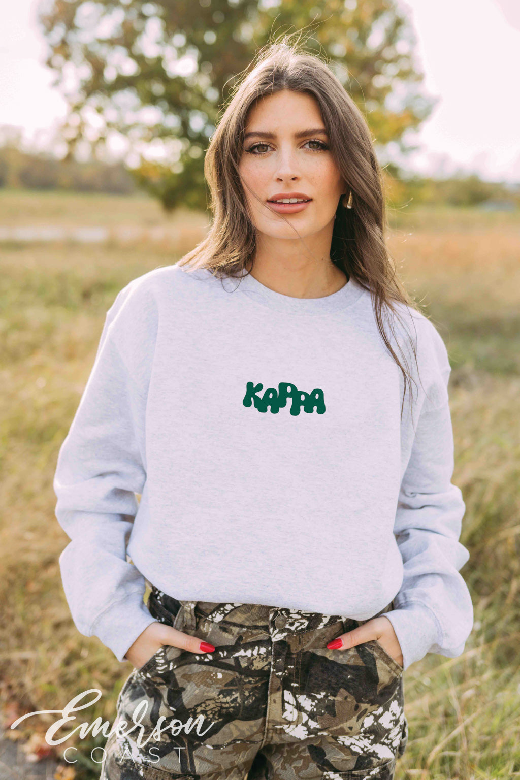 Kappa Kappa Gamma It&#39;s Giving Outdoors Crewneck