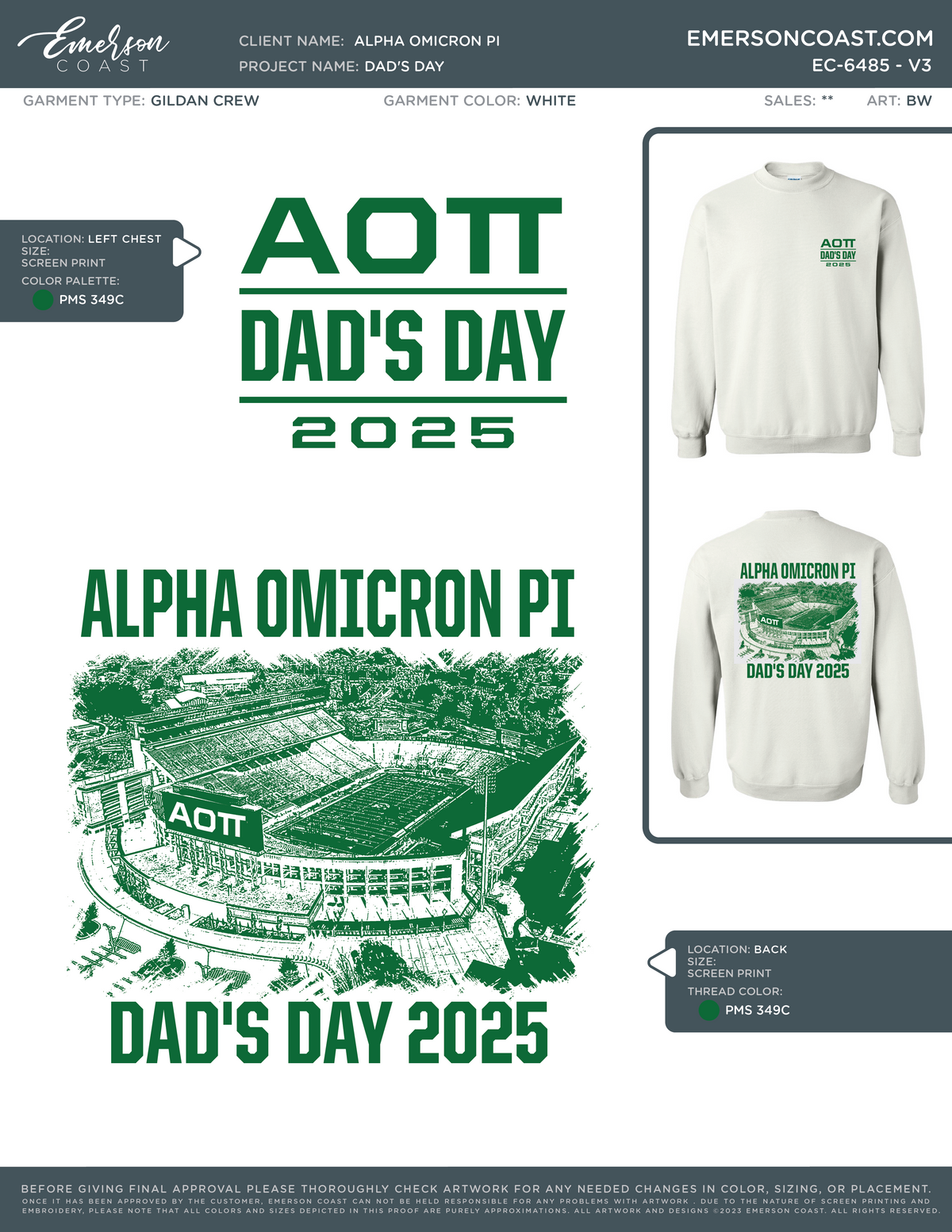 EC-6485 REP Alpha Omicron Pi Michigan State University Dad's Day 2025-DD