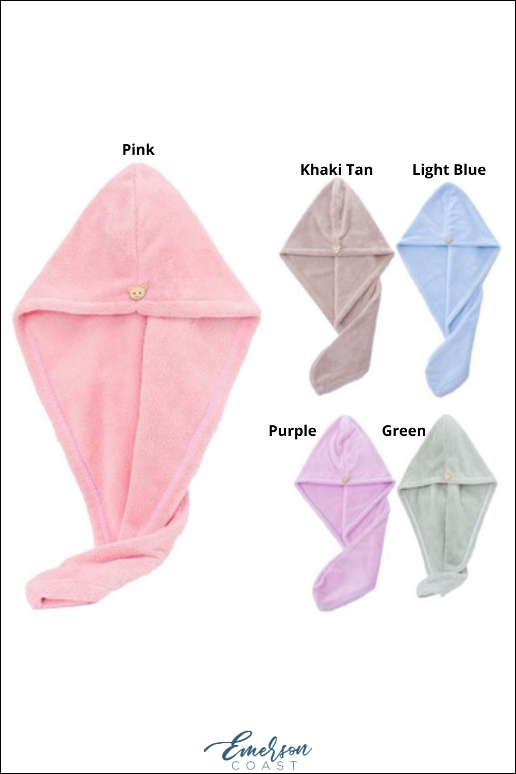 Sorority Towel Head Wrap