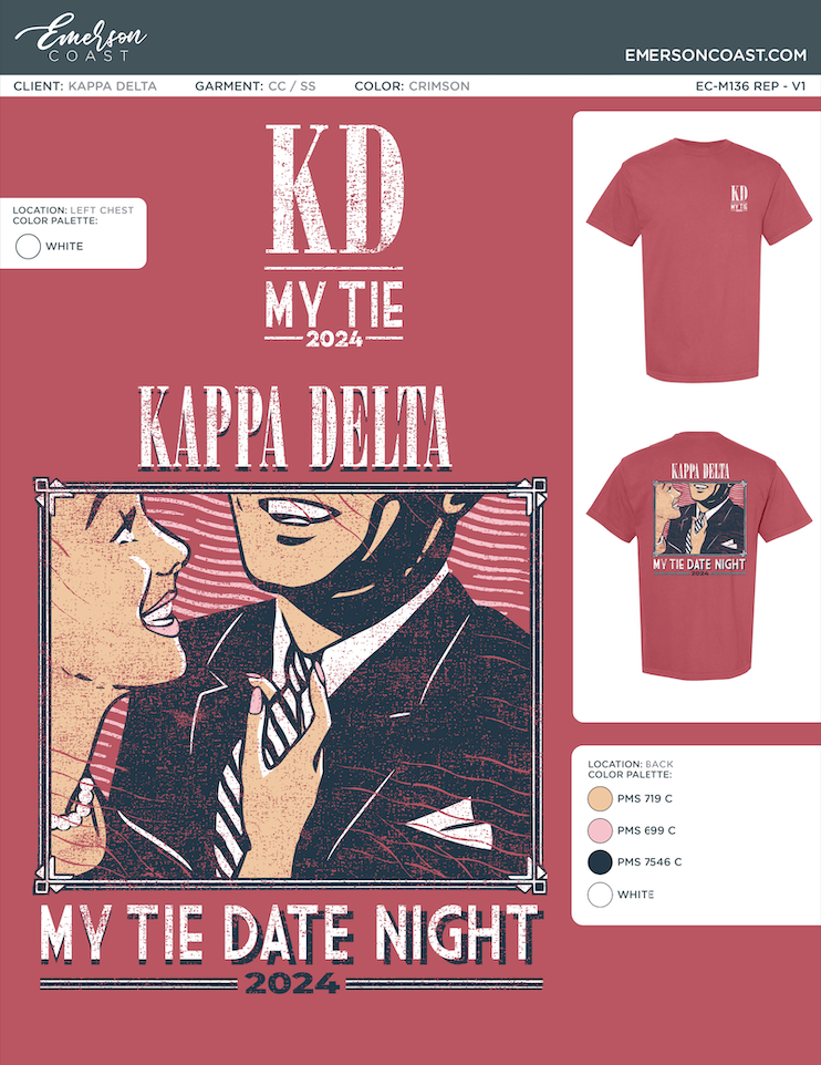 EC-M136 rep Kappa Delta Georgia College & State University My tie - RF
