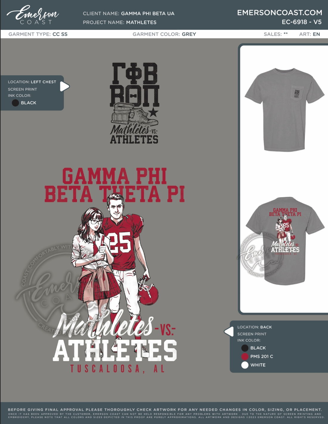 EC-6918 NEW Gamma Phi Beta University of Alabama Mathletes 2025-DF