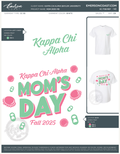 EC-7138 REP Kappa Chi Alpha Baylor University Mom 2025-MD