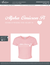 EC-9105 NEW Alpha Omicron Pi East Carolina University 2026 - BD