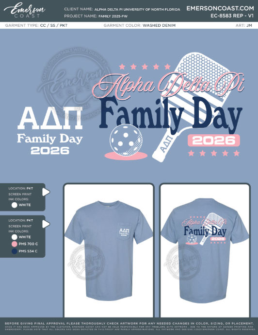 EC-8583 REP Alpha Delta Pi University of North Florida Family 2025-FW
