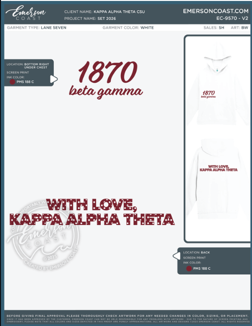 EC-9570 REP Kappa Alpha Theta Colorado State University Set 2026-PR