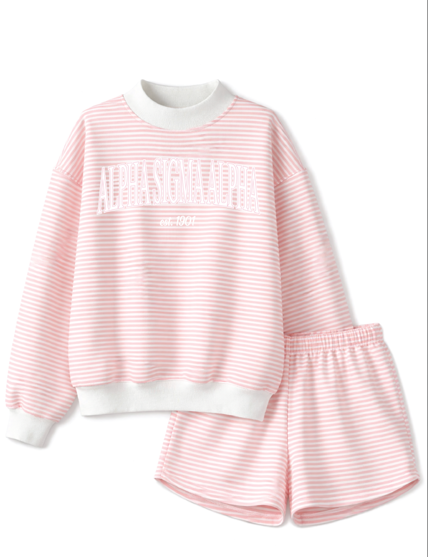 EC-9993 REP Alpha Sigma Alpha University of Central Arkansas Pink Stripe 2026-PR