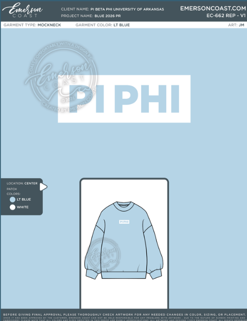 EC-662 REP Pi Beta Phi University of Arkansas Blue 2026 PR - mockneck