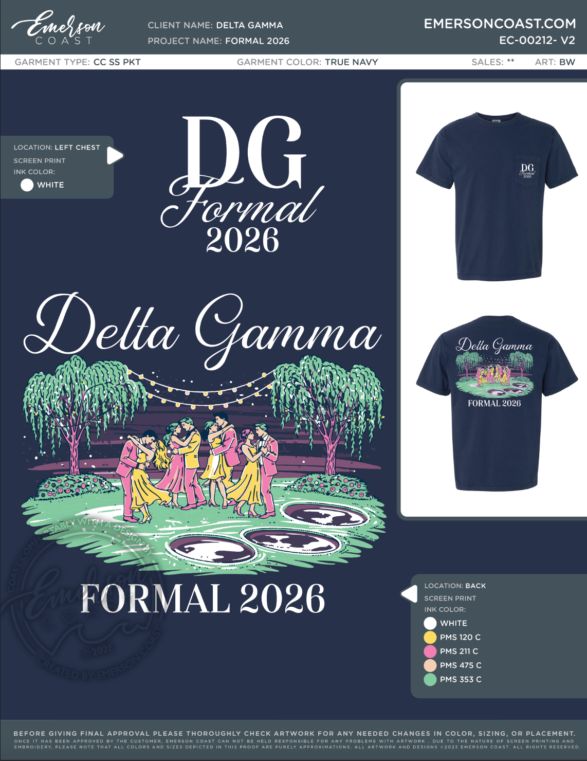 EC-00212 NEW Delta Gamma Clemson University CC SS PKT 2026-DF