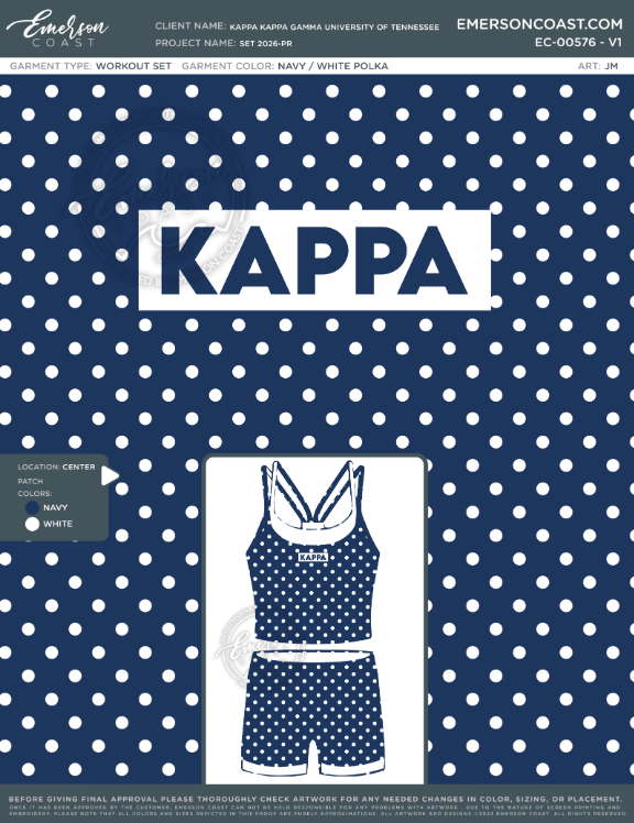 EC-00576 Kappa Kappa Gamma University of Tennessee Set 2026-PR