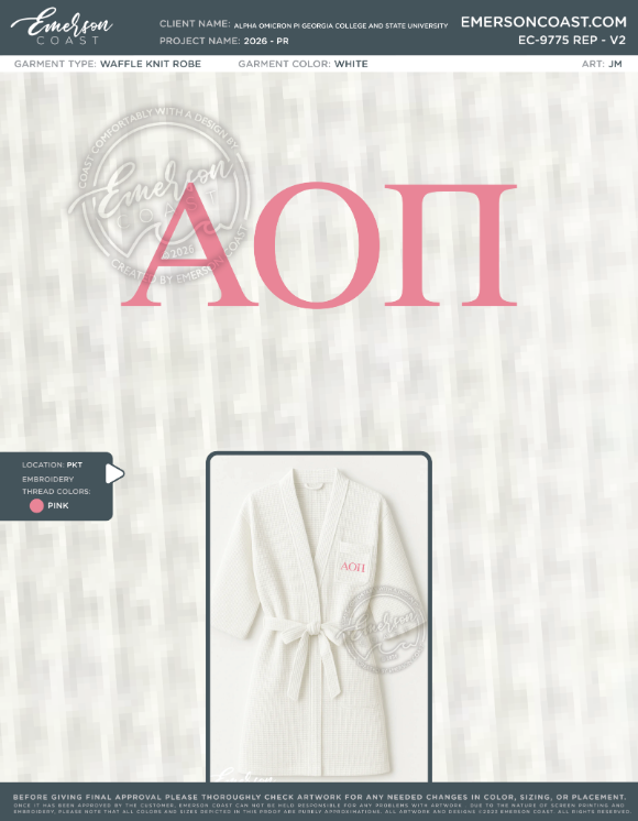 EC-9775 REP Alpha Omicron Pi Georgia College and State University 2026 - PR